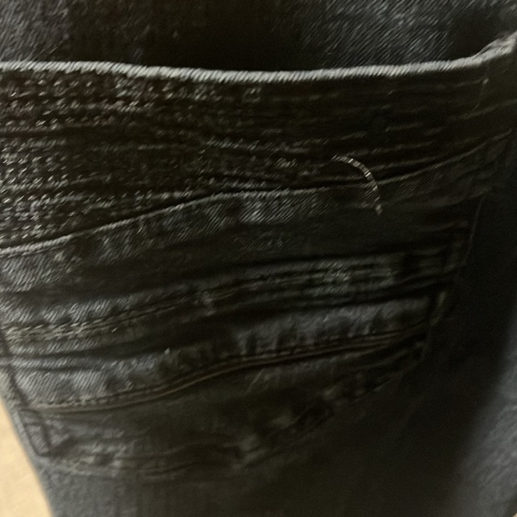 Men’s fried denim 36x30 black denim jeans slim style - Picture 5 of 9